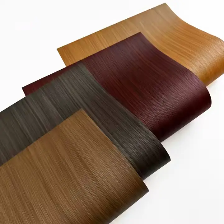 Anti-scratch medienos grūdų PVC marmuro lentos laminavimo plėvelė