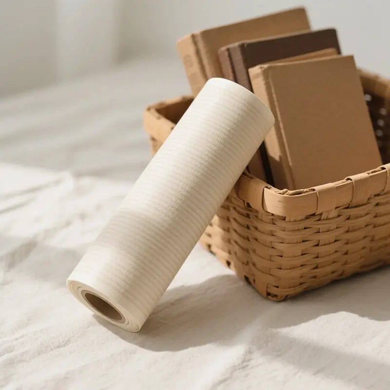 Tvirta medienos grūdų PVC dekoratyvinė plėvelė