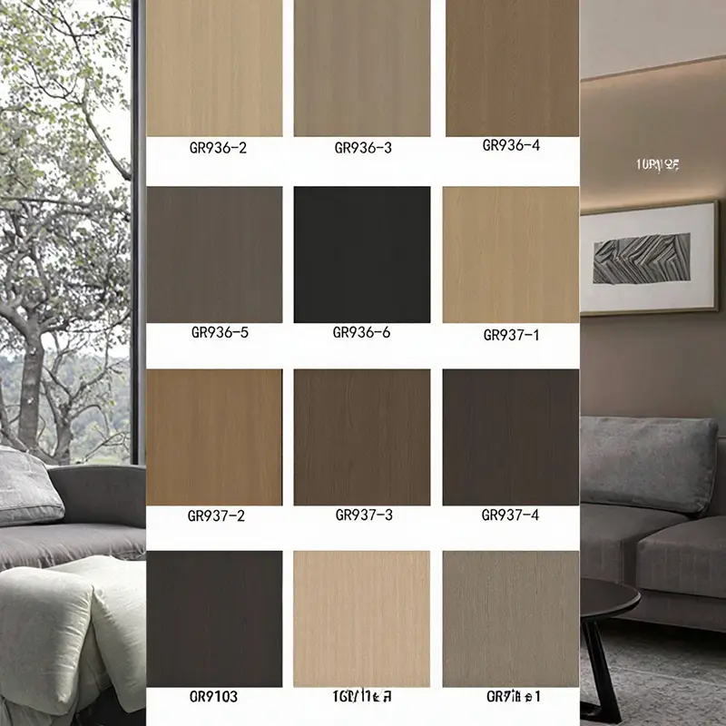 Modernus dizaino stiliaus PVC dekoratyvinis filmas