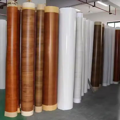 PVC medienos grūdų plėvelės vinilo virtuvė ir baldai